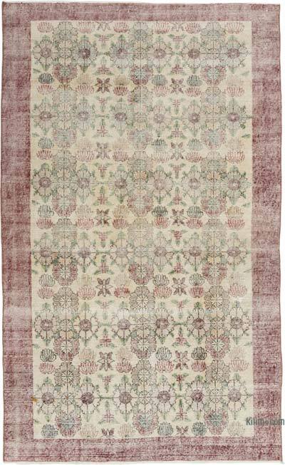 Alfombra Vintage Turca Anudada a Mano - 153 cm x 248 cm