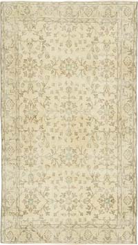 Vintage Turkish Hand-Knotted Rug - 3' 9" x 6' 6" (45" x 78")
