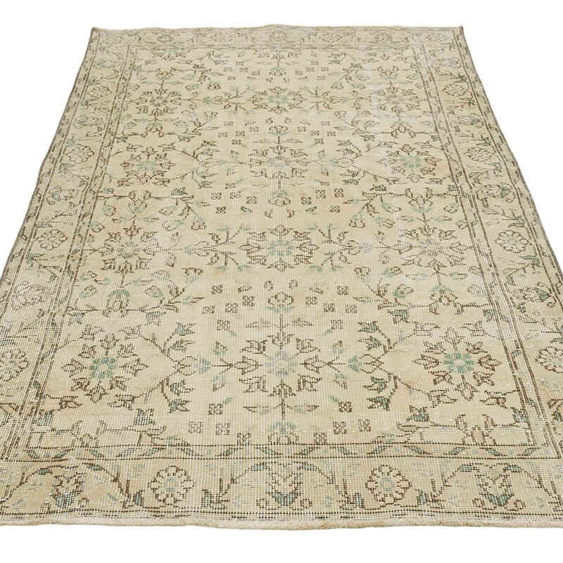 Vintage Turkish Hand-Knotted Rug - 3' 9" x 6' 6" (45" x 78") - K0080890