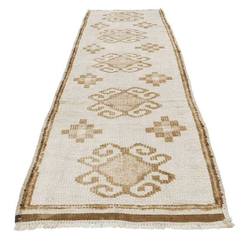 Alfombra Vintage de pasillo - 88 cm x 318 cm - K0080891