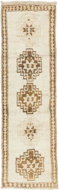 Vintage Tribal Runner Rug - 3' 3" x 10' 8" (39" x 128")