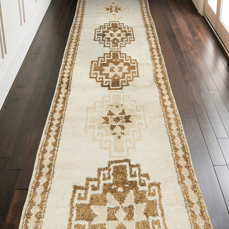 Alfombra Vintage de pasillo - 100 cm x 324 cm - K0080892