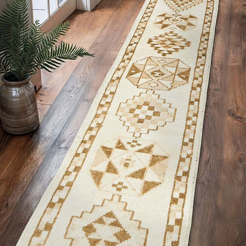 Vintage Tribal Runner Rug - 2' 7" x 12' 7" (31" x 151") - K0080893
