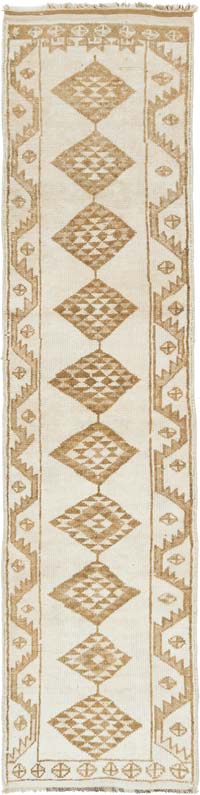 Vintage Anadolu Yolluk - 93 cm x 366 cm
