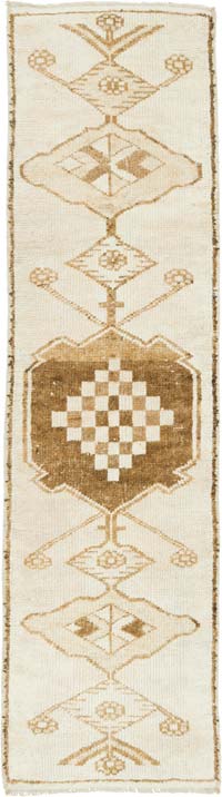 Vintage Tribal Runner Rug - 2' 11" x 10' 8" (35" x 128")