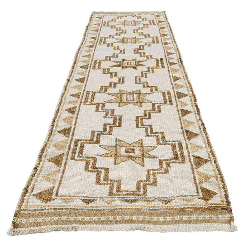Vintage Tribal Runner Rug - 2' 11" x 10' 10" (35" x 130") - K0080897