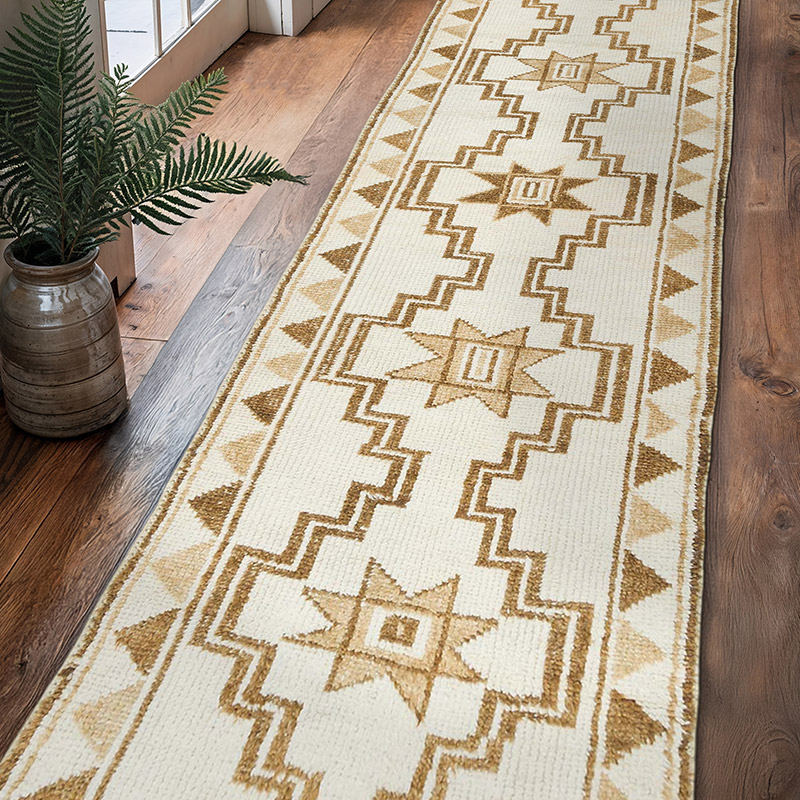 Vintage Tribal Runner Rug - 2' 11" x 10' 10" (35" x 130") - K0080897