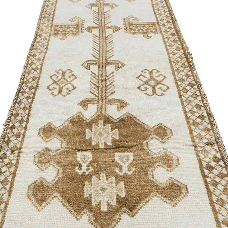 Alfombra Vintage de pasillo - 107 cm x 406 cm - K0080902