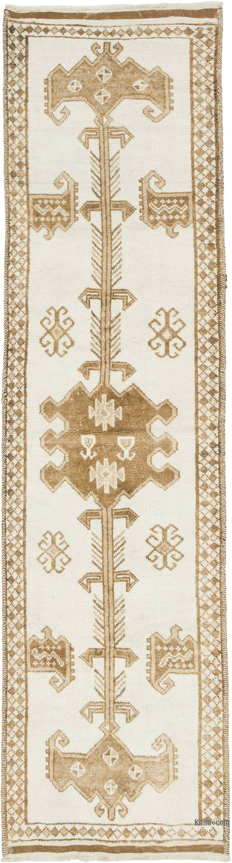 Alfombra Vintage de pasillo - 107 cm x 406 cm - K0080902