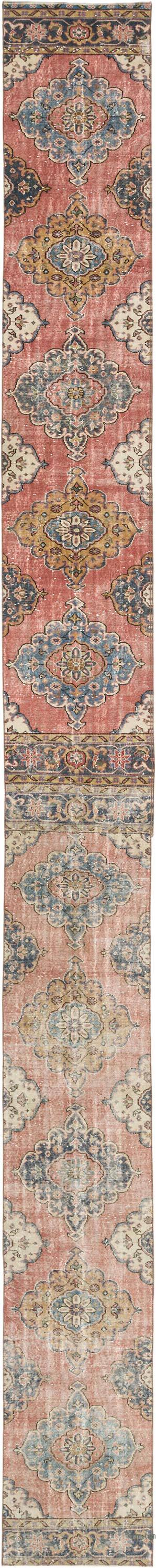 Alfombra Turca Vintage de pasillo - 73 cm x 758 cm