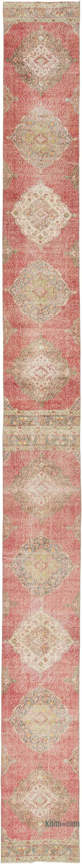 Vintage Turkish Runner Rug - 2' 4" x 25' 1" (28" x 301") - K0080907