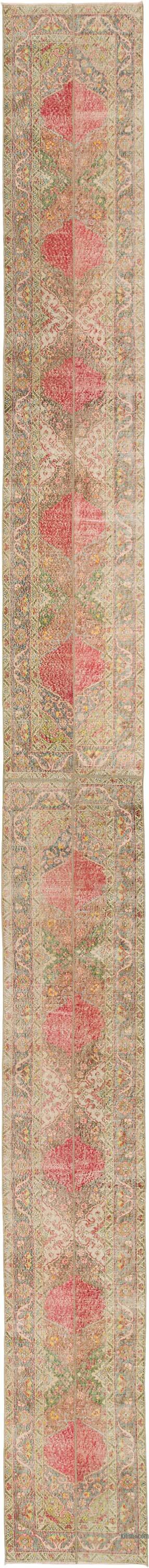 Vintage Turkish Runner Rug - 2' 4" x 25' 3" (28" x 303")