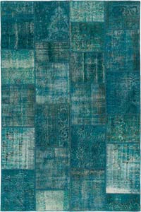 Alfombra Turca de Retazos - 200 cm x 301 cm