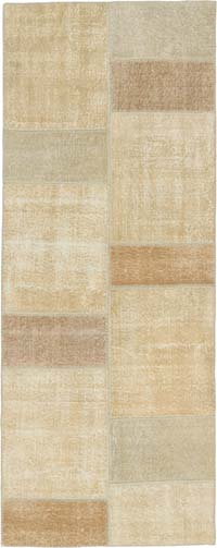 Patchwork El Dokuma Hali - 99 cm x 252 cm