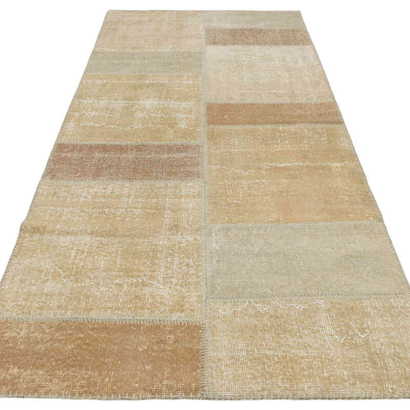 Patchwork El Dokuma Halı - 99 cm x 252 cm - K0080917