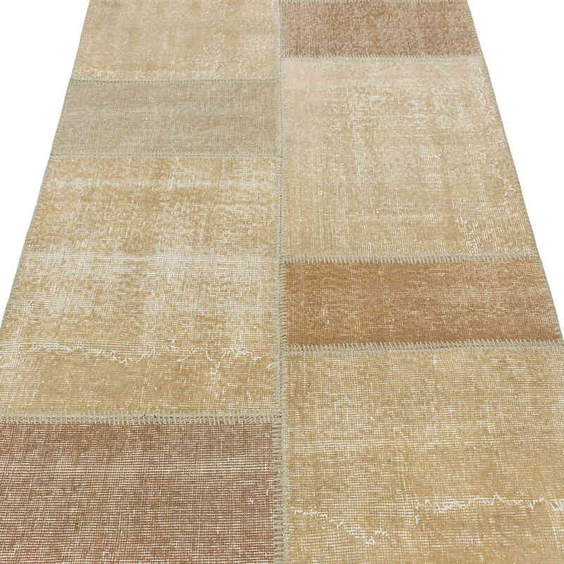 Patchwork El Dokuma Halı - 99 cm x 252 cm - K0080917