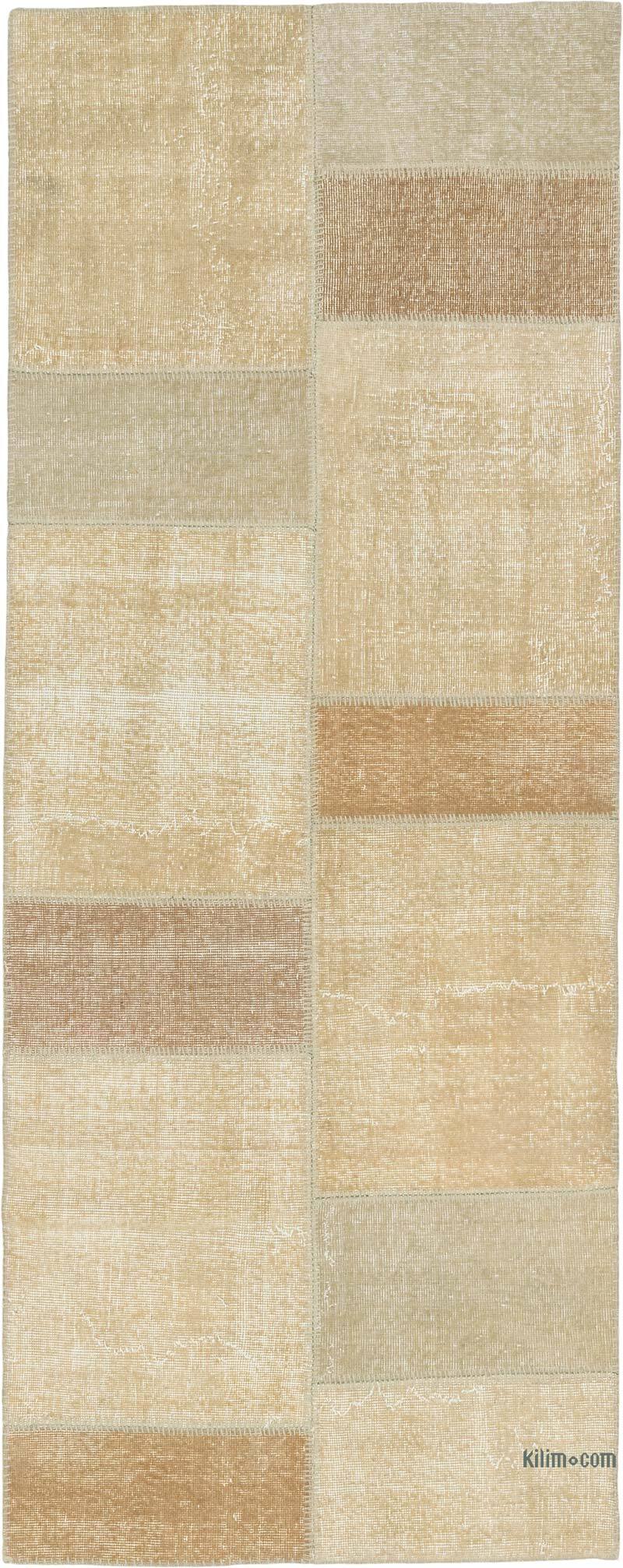 Patchwork El Dokuma Halı - 99 cm x 252 cm - K0080917