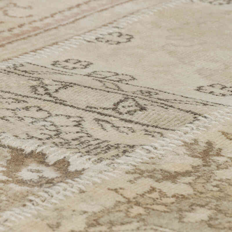 Patchwork Hand-Knotted Turkish Rug - 6' 7" x 9' 9" (79" x 117") - K0080925