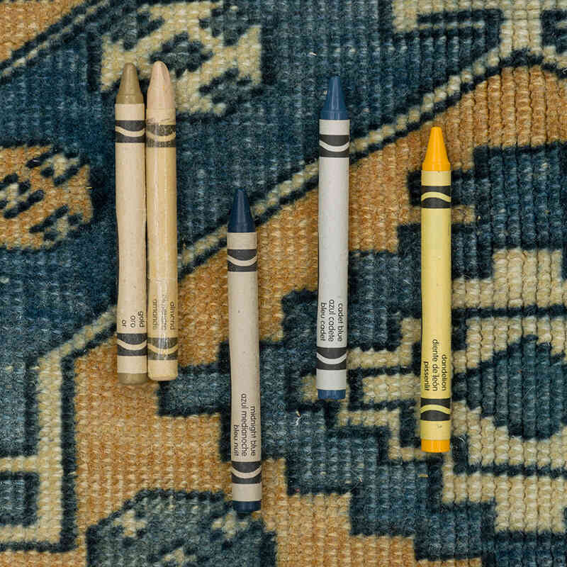 Alfombra Vintage Turca Anudada a Mano - 137 cm x 180 cm - K0080929
