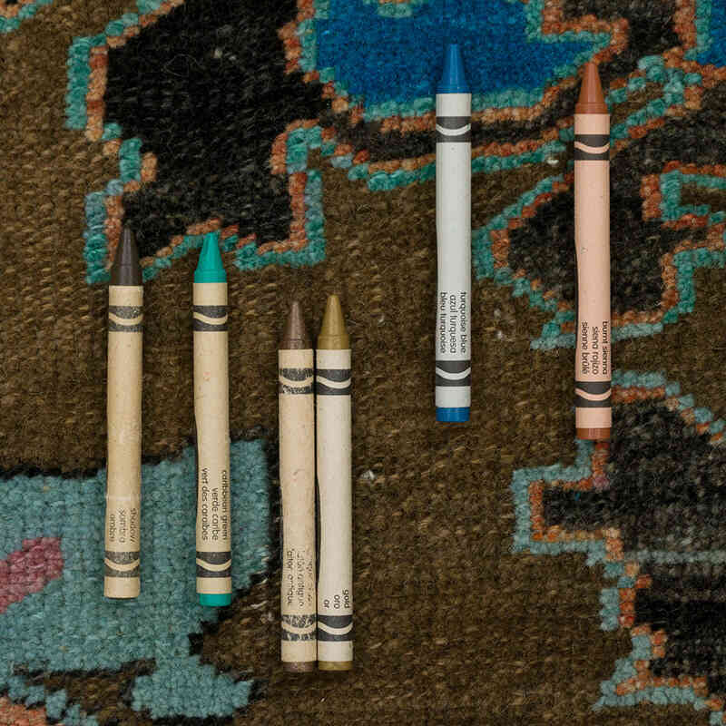 Alfombra Vintage Turca Anudada a Mano - 152 cm x 234 cm - K0080930