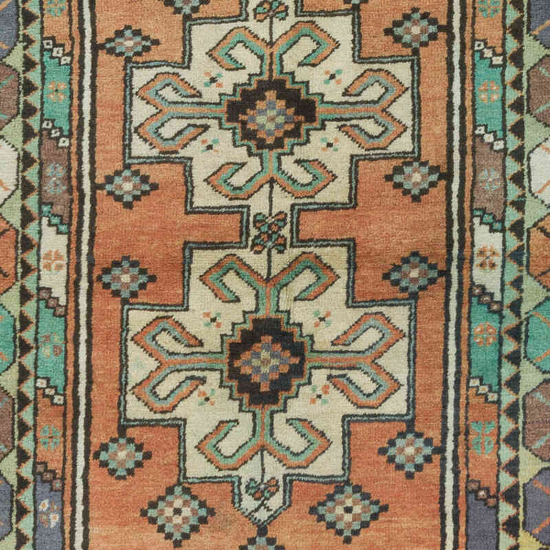 El Dokuma Vintage Halı - 116 cm x 210 cm - K0080931