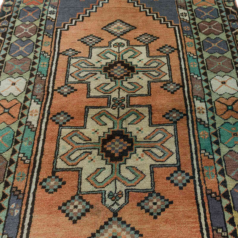 El Dokuma Vintage Halı - 116 cm x 210 cm - K0080931