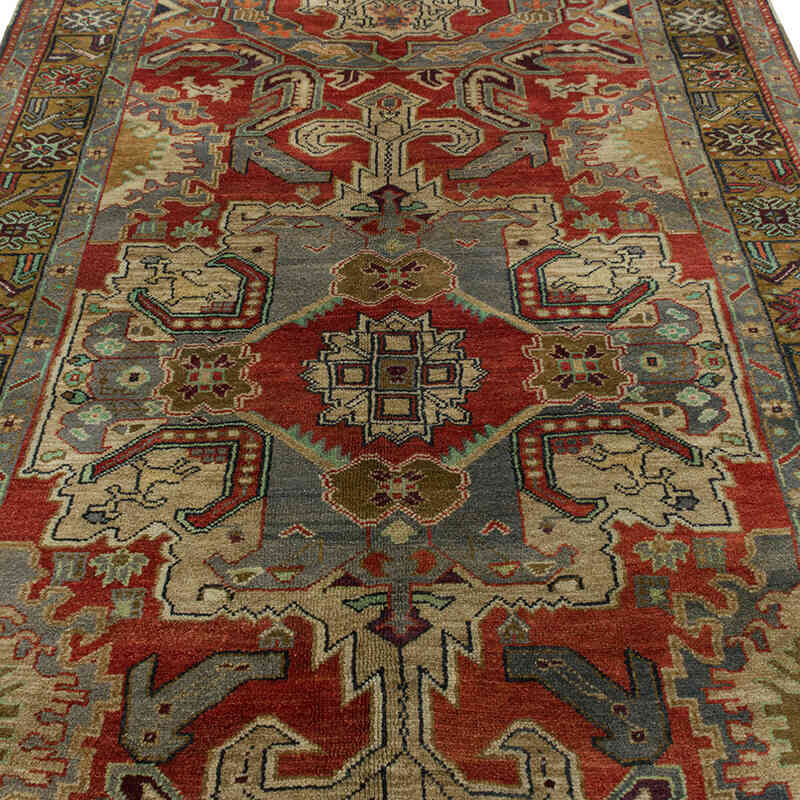 Alfombra Vintage Turca Anudada a Mano - 170 cm x 341 cm - K0080932