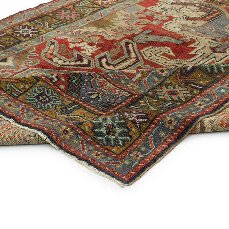 Alfombra Vintage Turca Anudada a Mano - 170 cm x 341 cm - K0080932