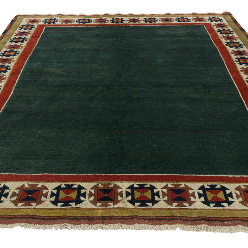 Vintage Turkish Hand-Knotted Rug - 6' 1" x 8' 11" (73" x 107") - K0080934