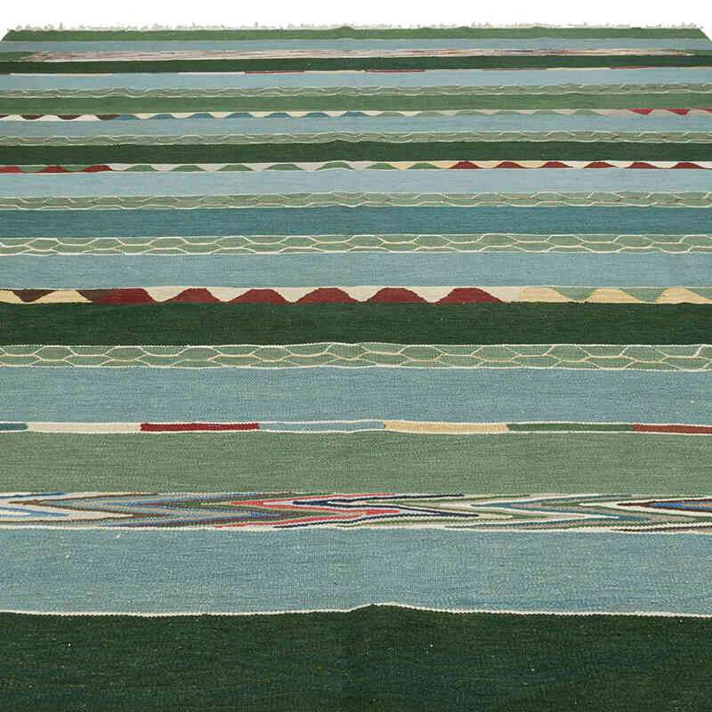 New Handwoven Turkish Kilim Rug - K0080937