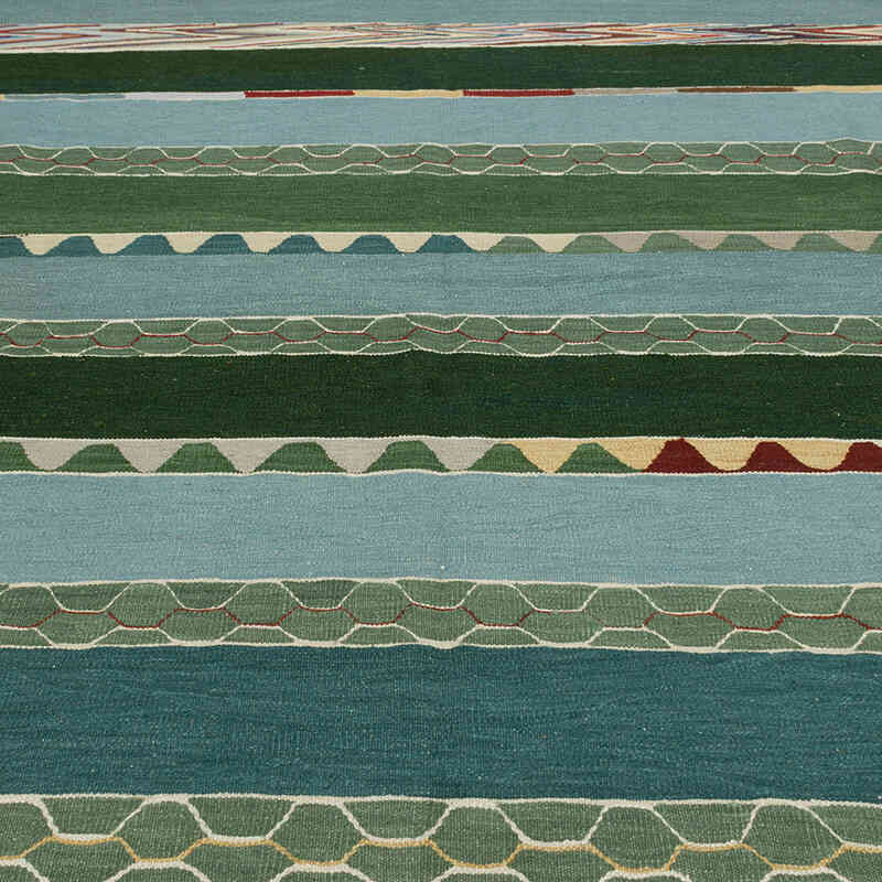 New Handwoven Turkish Kilim Rug - K0080937