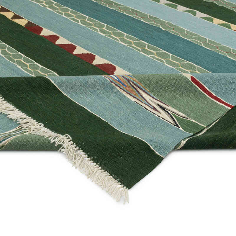 New Handwoven Turkish Kilim Rug - K0080937
