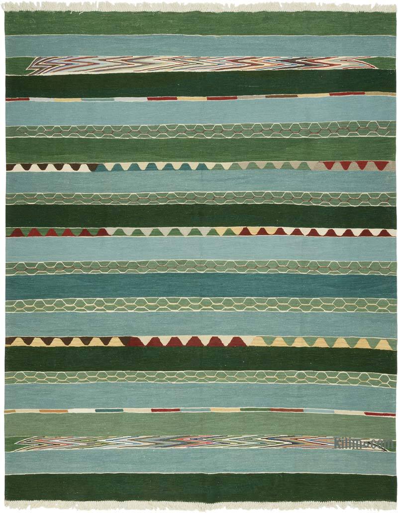 New Handwoven Turkish Kilim Rug - K0080937