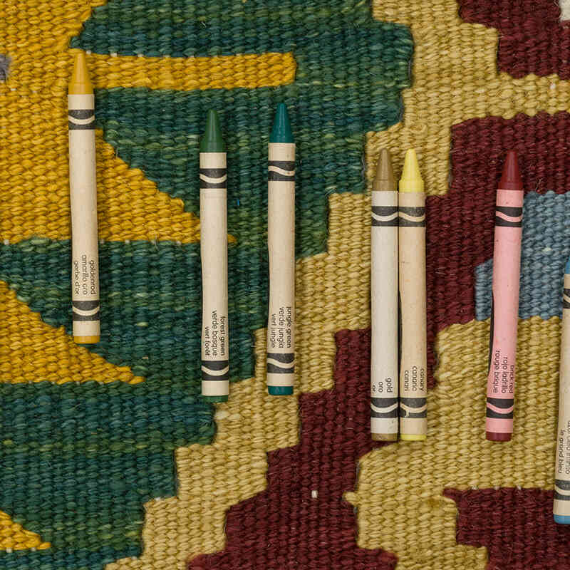 Corredor Nueva Alfombra Turca Kilim - 105 cm x 355 cm - K0080973