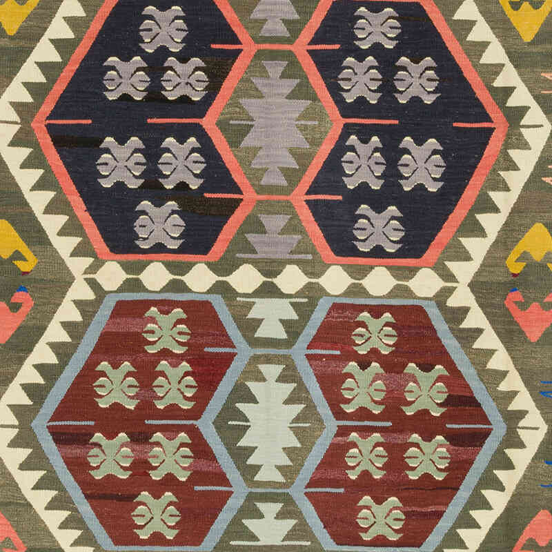 New Turkish Handwoven Kilim Rug - 8' 7" x 12' 3" (103" x 147") - K0080981
