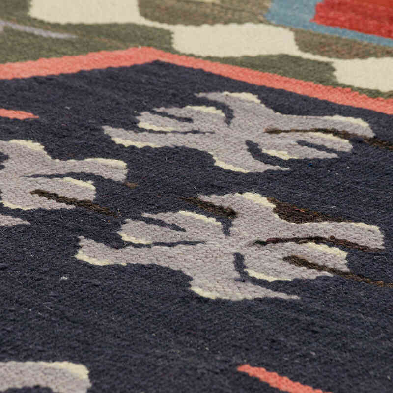 New Turkish Handwoven Kilim Rug - 8' 7" x 12' 3" (103" x 147") - K0080981