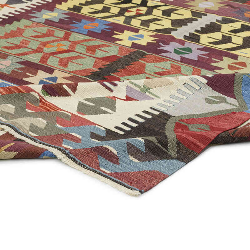 New Turkish Handwoven Kilim Rug - 8' 6" x 12' 6" (102" x 150") - K0080984