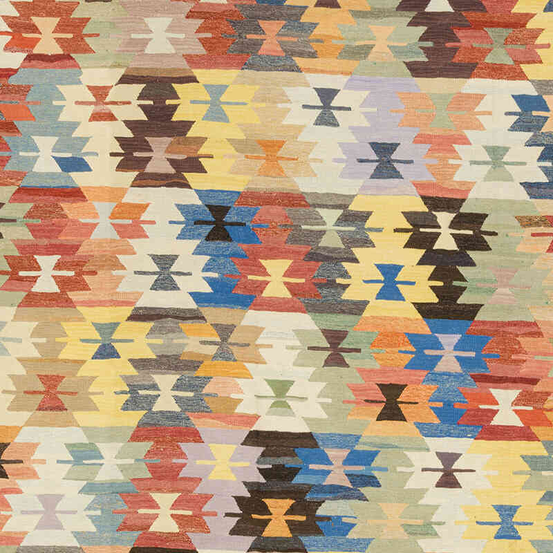 Nueva Alfombra Turca Kilim - 408 cm x 448 cm - K0080985