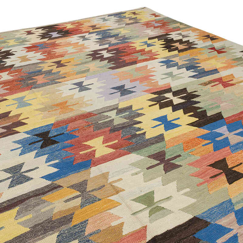 Nueva Alfombra Turca Kilim - 408 cm x 448 cm - K0080985