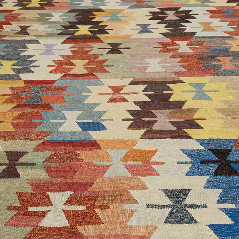 Nueva Alfombra Turca Kilim - 408 cm x 448 cm - K0080985