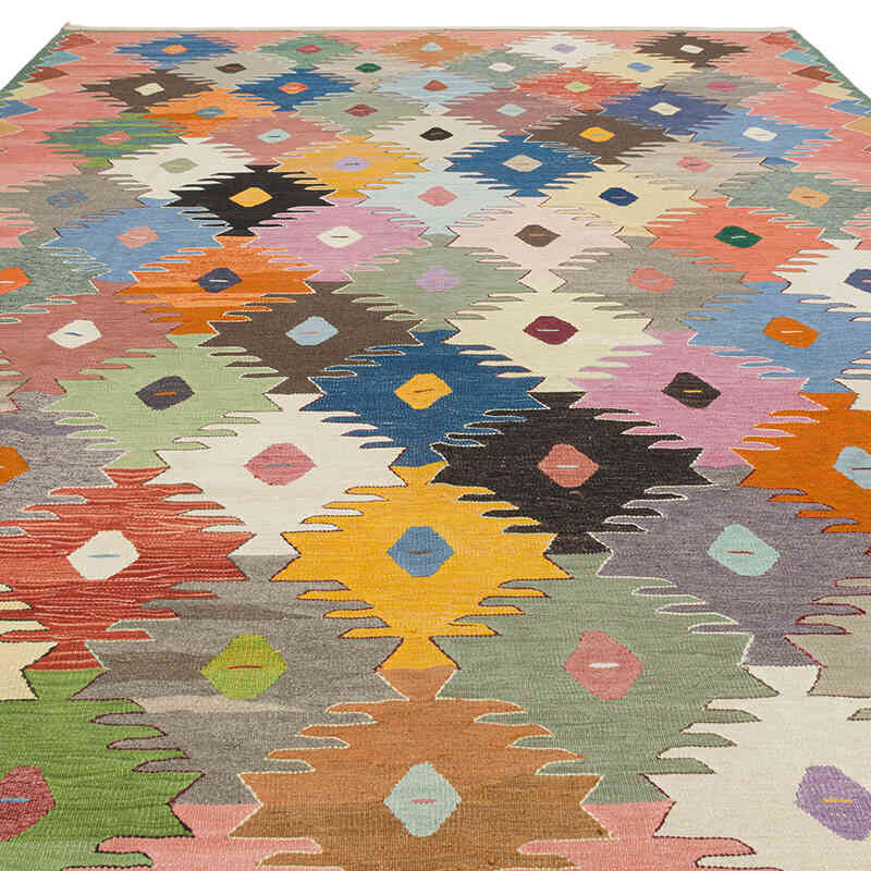 Nueva Alfombra Turca Kilim - 257 cm x 365 cm - K0080987