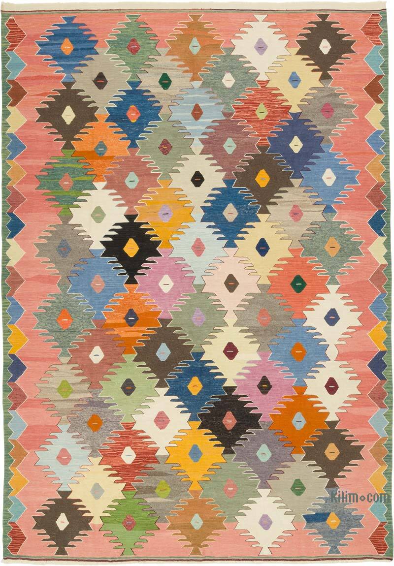 Nueva Alfombra Turca Kilim - 257 cm x 365 cm - K0080987