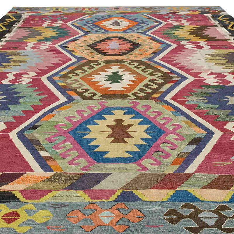 Nueva Alfombra Turca Kilim - 286 cm x 388 cm - K0080989
