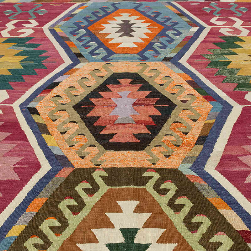 Nueva Alfombra Turca Kilim - 286 cm x 388 cm - K0080989