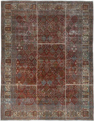Vintage Turkish Hand-Knotted Rug - 7' 1" x 9' 1" (85" x 109")