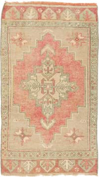 El Dokuma Vintage Halı - 50 cm x 86 cm