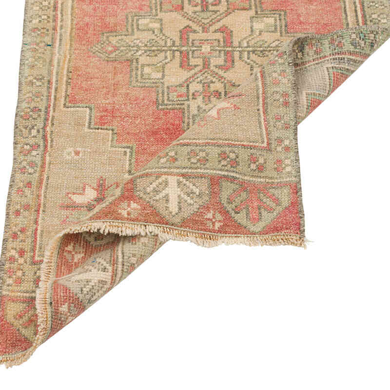 Alfombra Vintage Turca Anudada a Mano - 50 cm x 86 cm - K0080994