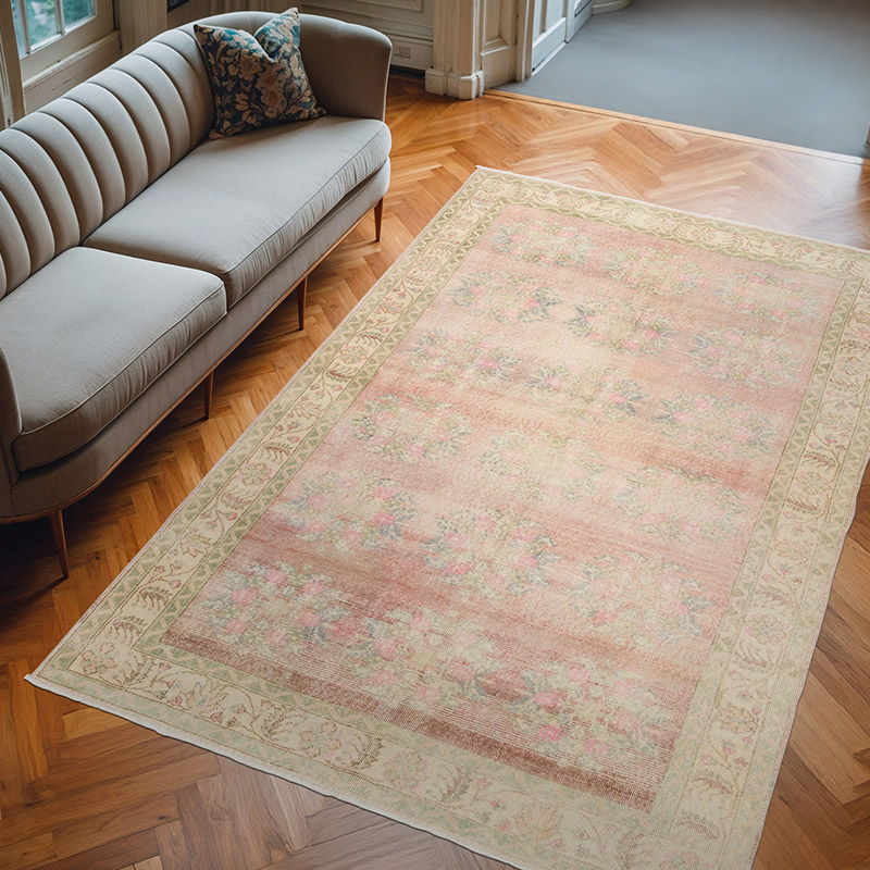 El Dokuma Vintage Halı - 180 cm x 275 cm - K0080995