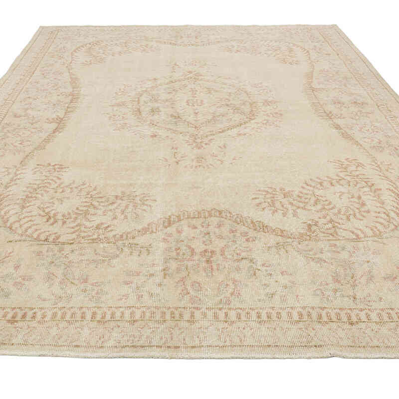 Alfombra Vintage Turca Anudada a Mano - 219 cm x 323 cm - K0080996