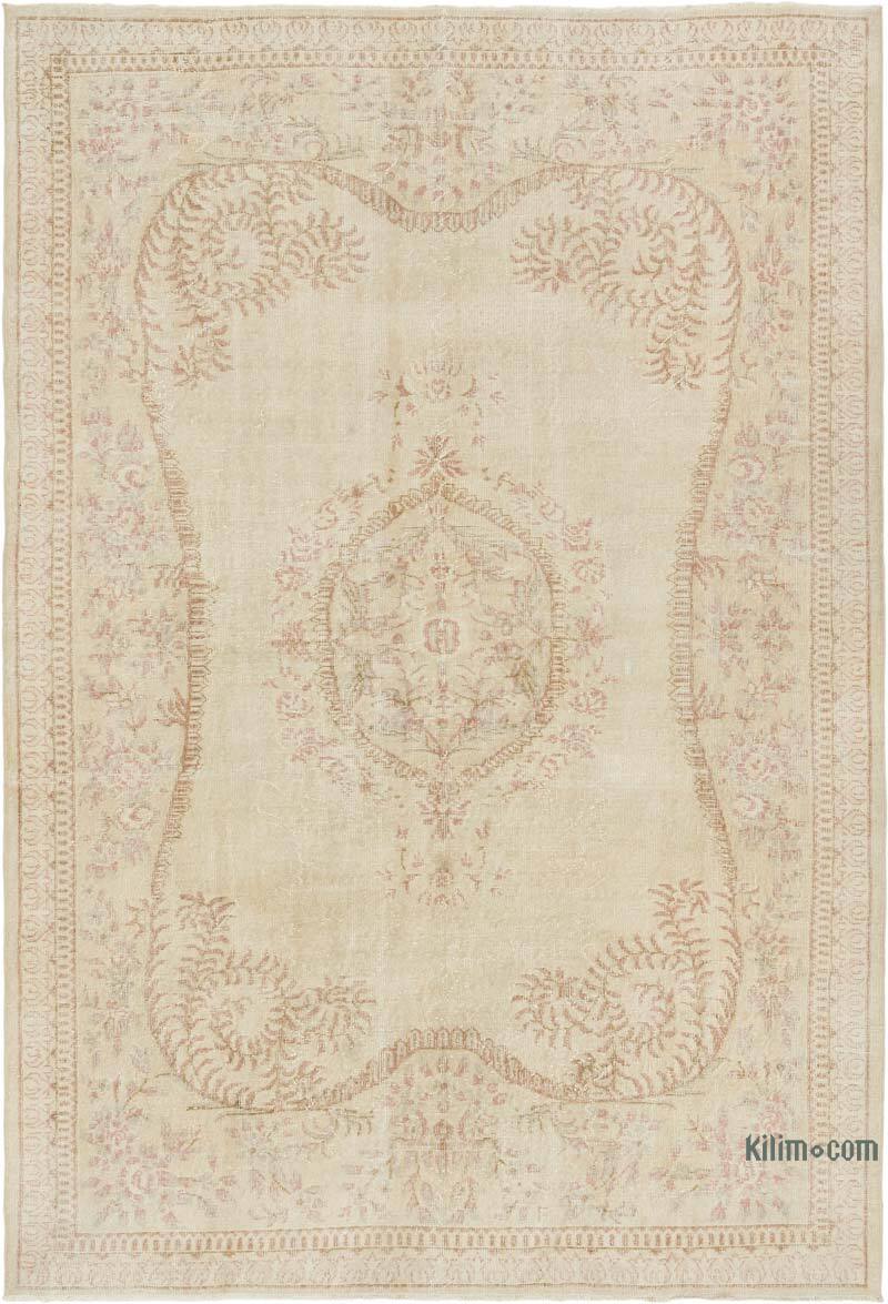Alfombra Vintage Turca Anudada a Mano - 219 cm x 323 cm - K0080996